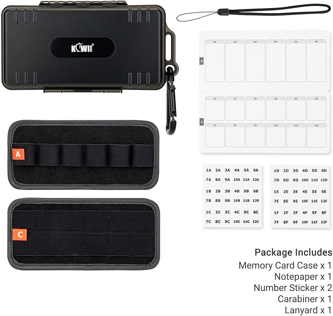 USB Flash Drive Case with Labels, Thumb Drive Holder Organizer, Shockproof Water-Resistant, SD Card/NS/PSV/CFexpress Type A Card Case - Image 7