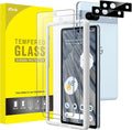 JETech Screen Protector for Google Pixel 7a, 2+2 Pack | with Camera Lens Protector, HD Clear Tempered Glass, Anti-Scratch Protection, Easy Installation Tool by JETech