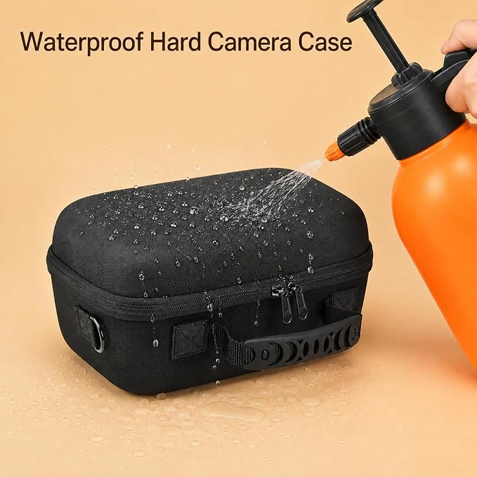 Camera Case for Sony Alpha 7 VI III IV/7R V, Hard EVA Protective Bag | EVA Shell, Shoulder Strap, 4 Adjustable Dividers Compact Travel Bag - Image 6