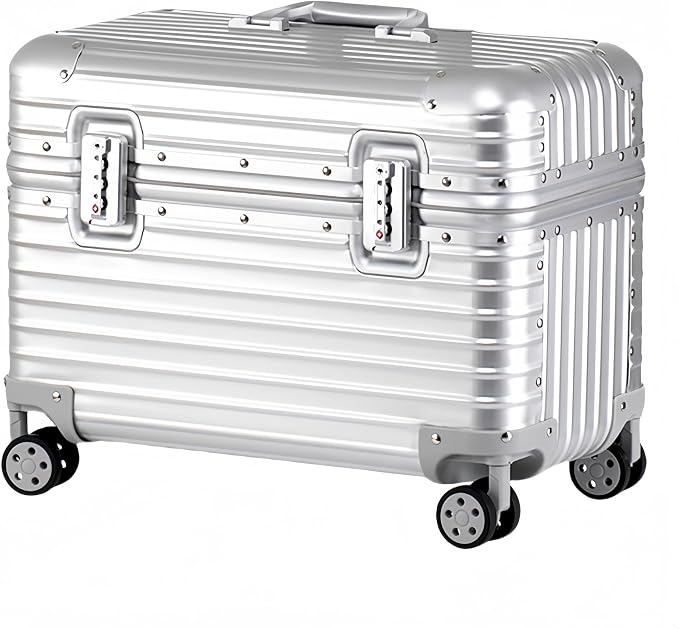 Full Aluminum Rolling Camera Bag 18" Camera Case | Wheeled Photography Gear Case, Carry-on Luggage, Dual TSA locks, Detachable Wheels & Dividers, Fits 17" laptop, DSLRs & Lens - Image 2