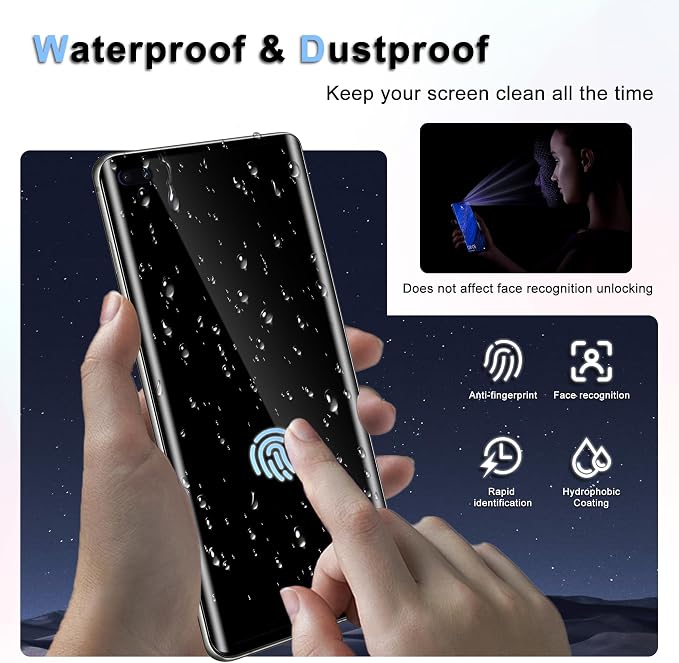 2+2 Pack for Samsung Galaxy S10 Plus Screen Protector, 9H Tempered Glass + Camera Lens Protector, Full Coverage, Case Friendly, Anti-Scratch, Bubble-Free for S10 Plus 5G 6.4” - Image 4