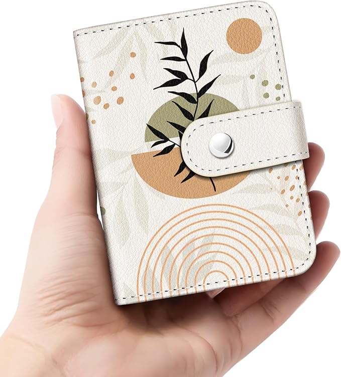 Boho Bohemia Small Photos Album for 2x3 Inch Films, 56 Pockets | Mini Cute Picture Book, Wallet Size, for Polaroid Fujifilm Instax Mini Instant Camera Printer, Kpop Photocard Binder Holders by Lebrocoli