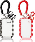 2 Pack Cute Photocard Holder Keychain,Kpop Photo Card Holder | Creative Photo Protector Keychain Accessories for Bus Card, Daily Display & Travel Decorations Gifts by Unknown