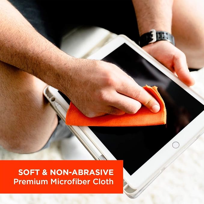 WHOOSH! Screen Shine Go – Refillable Screen Cleaner Kit, Set of 18, 1 fl oz | Includes 18 – 6x6" Microfiber Cloths, TSA Approved for Travel, For MacBook, Phone, iPad & Eyeglasses, For Bulk/Business Use - Image 6