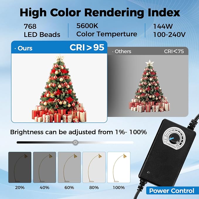 Photo Light Box, Portable 47"x39"x78" Photo Studio Light Box, Shooting Tent Kit with 768 Light Beads and 3 Color Backdrops. Large Lightbox with 6 Stepless Dimming Light Boards for Photography - Image 2
