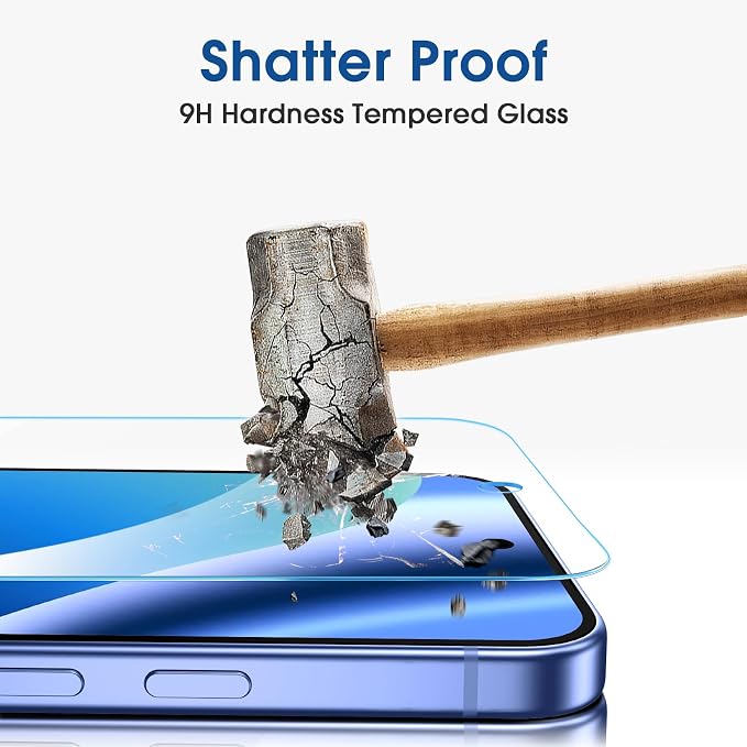 amFilm OneTouch for Google Pixel 10a Screen Protector 6.3'' Tempered Glass | 30s Auto-Alignment, Bubble Free, Scratch & Drop Protection, HD Clear, Camera Lens Protector, 2+2 Pack (Pixel 10a-6.3") - Image 4