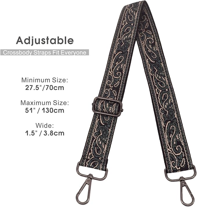 Replacement Purse Strap Shoulder Strap Adjustable Crossbody Strap for Women Crossbody Wide Shoulder Bag - Image 2