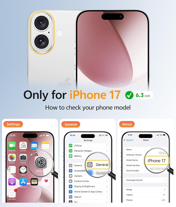 FNTCASE for iPhone 17 Case, Compatible with Magsafe, Glass Screen Protector | Full Camera Protection, Translucent Matte, 14FT Military Grade Drop Proof, Shockproof Protective Phone Cover, Wine Red - Image 2