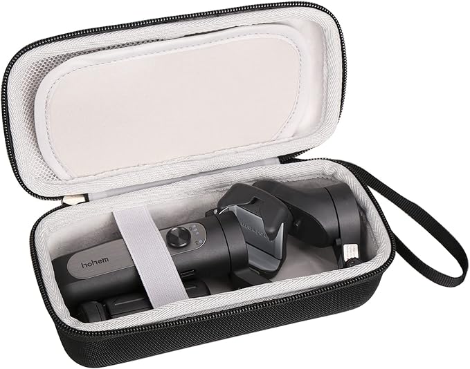 Shockproof Carrying Case Fits for Gimbal Stabilizer for Smartphone 3-Axis Phone Gimbal, Waterproof Black Travel Protective Case - Image 2