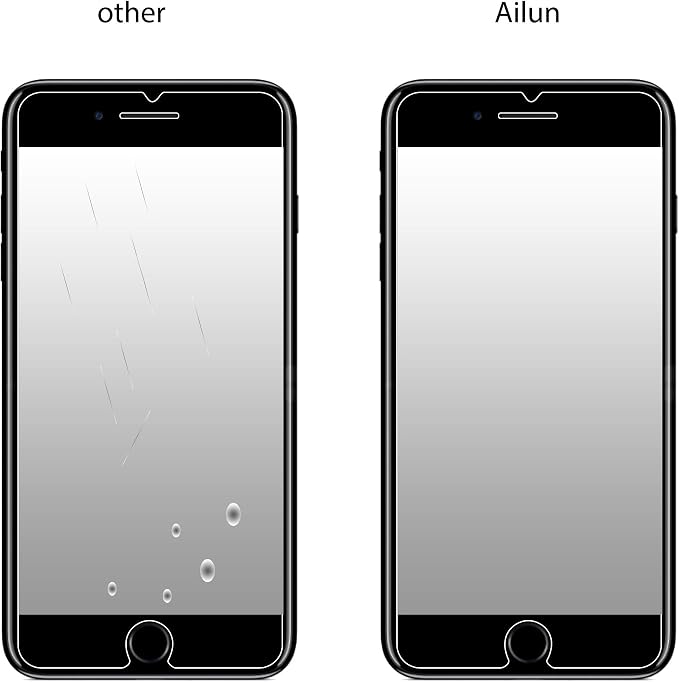Ailun 3 Pack Screen Protector for iPhone SE 2020 2nd/2022 3rd Gen | 4.7 Inch, Tempered Glass, 0.25mm, Case Friendly, Clear - Image 6
