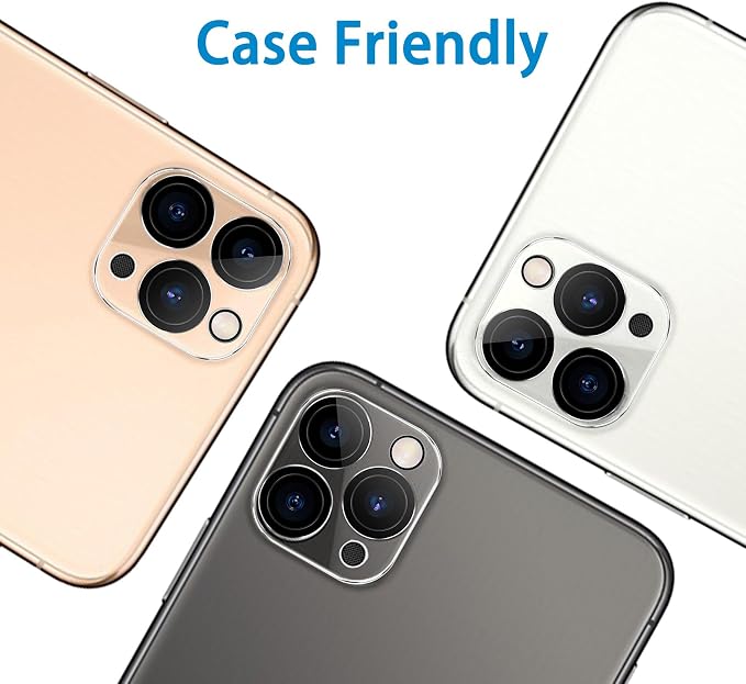 Dengduoduo 3 Pack Tempered Glass Camera Lens Protector for iPhone 11 Pro 5.8" & iPhone 11 Pro Max 6.5", Ultra HD, 9H Hardness, Anti-Scratch, Case Friendly, Easy to Install [No Affect on Night Shots] - Image 7
