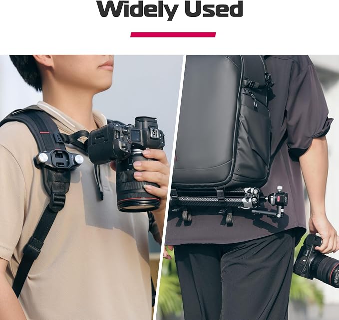ULANZI 22L Camera Backpack Professional Bag, Water-Resistant Camera Case | Photography Anti Theft Travel for Photographers DSLR Mirrorless Camera Lens Tripod Holder 16" Laptop Black - Image 7