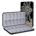 Game Card Case for Nintendo Switch/Switch 2/OLED/Lite, Portable Switch Game Case Magnetic Closure Games Holder with 24 Slots for Games Cards & SD Cards Durable Cartridge Cases Hard Shell, Black by Sunmike