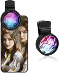 Kaleidoscope Prism Lens for iPhone & Android – Clip-On Multi Refraction Filter Lens for Mobile Photography, K9 Optical Glass Creative Phone Camera Attachment by YZOuOZY
