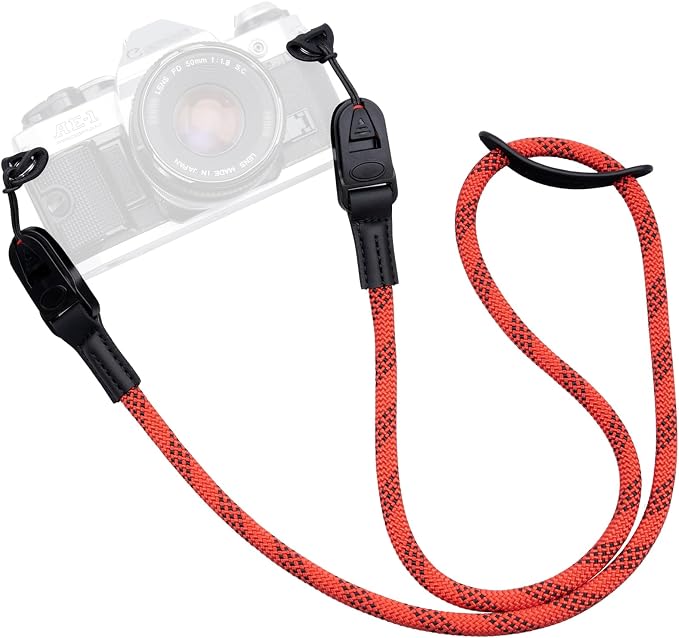 VKO Camera Strap Rope Quick Release Neck Shoulder Straps for Photographers | Film SLR DSLR Cameras Vintage Cute QD Nylon Adjustable by VKO