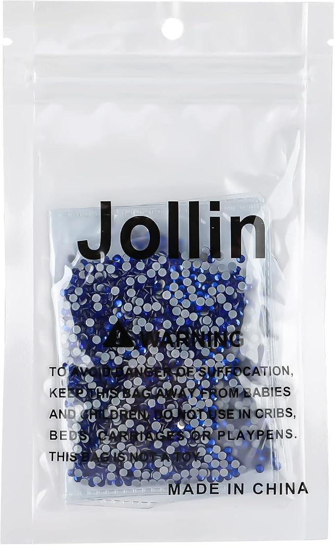 Jollin Hotfix Rhinestones Flatback Crystal Gems 2.4mm SS8, Sapphire | 2880pcs Hot Fix Crystals Glass Rhinestones for Bedazzling, Crafting, Clothes, Shoes & Accessories DIY Decoration - Image 7