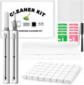 Upgraded for Airpod Cleaner Kit (81 PCS), Multi-Tool with Cleaning Pen, Putty & Swabs, Removes Earwax & Dust, Compatible with AirPods Pro 2 3, Earbud, Headphones, Phone & Charging Port, White by GintaXen