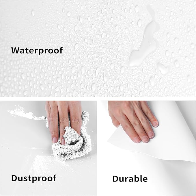 Meking 39.37x78.74 in PVC Backdrop, Matte White Background for Photography | Vinyl Backdrops for Product Photography,Portrait Shoots and Photo Studio - Image 6