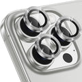 for iPhone 16 Pro/16 Pro Max Camera Lens Protector Glitter, Gray | Individual Metal, 9H Hardness, Scratch Resistant, Shockproof, Drop Protection, Case Friendly, Stylish Accessories by Xfilm