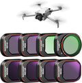 NEEWER ND & CPL Filter Set Compatible with DJI Mini 4 Pro, 8 Pack UV CPL ND8 ND16 ND32 ND64 ND128 ND256 CPL Polarizer Neutral Density Drone Lens Filters, Multi Coated HD Optical Glass/Aluminum Frame by Neewer