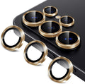 Korecase Galaxy S25 Ultra Camera Lens Protector, Gold | 9H Tempered Glass, Anti Scratch, Rear Camera Protector, Shockproof Metal Ring Lens Cover by Korecase