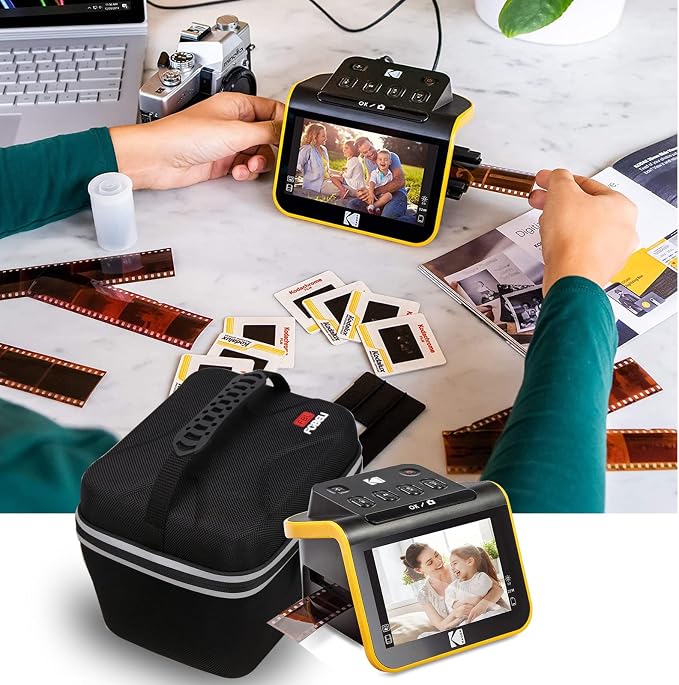 FBLFOBELI Hard Case for KODAK Slide N SCAN Film & Slide 5” LCD Scanner | Hard EVA Shell, Shockproof & Water-Resistant, Double Zipper Closure, Mesh Pocket, Travel Storage Bag - Image 7