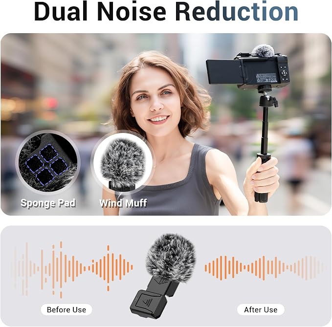 JJC Cold Shoe Wind Muff Windshield for Canon PowerShot V1 Digital Camera | Shoe Adapter Mount Holder for LED Light Microphone Attachment, Power Shot V1 Vlog Accessories - Image 2