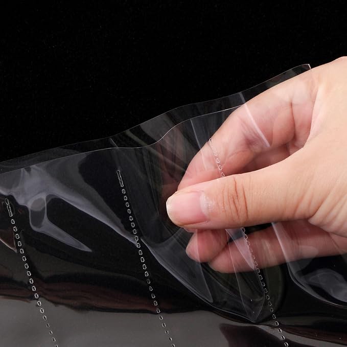 25 Pcs 35mm Film Negative Sleeves Film Negative Storage Presentation Materials 35mm Size Negative Pages Holds Seven Strips of Six Frames Help You Collect and Organize Film - Image 4