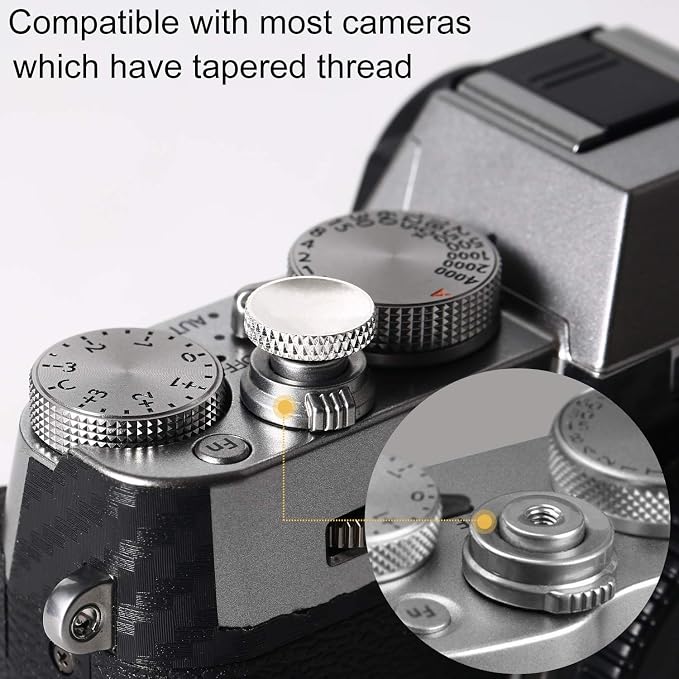 Soft Shutter Release Button, Pure Copper Camera Shutter Button (3 Pack) - Image 4
