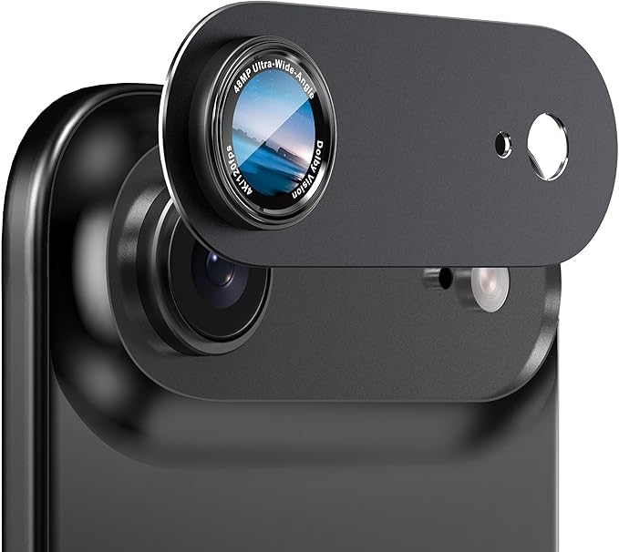 CACOE Metal Camera Lens Protector for iPhone Air | Tempered Glass Cover, Anti-Scratch, Drop-Proof, Strong Adhesion, Camera Screen Cover Accessories, Dark Black by CACOE