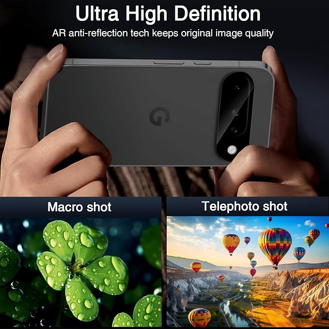 Wiaocit Tempered Glass Camera Lens Protector for Google Pixel 10 | 4 Pack, 9H Hardness, Ultra HD, Anti-Scratch, Case Friendly - Image 4