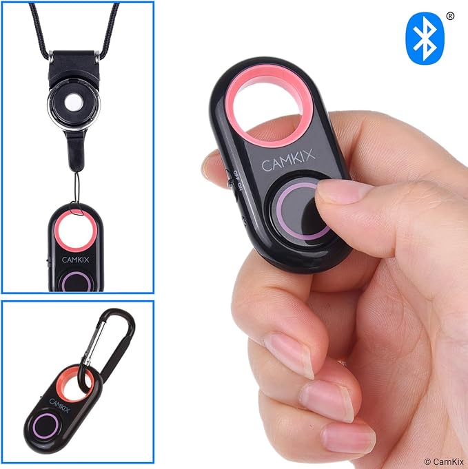 CamKix Camera Shutter Remote Control with Bluetooth Wireless Technology - Works Flawlessly with iPhone/iPad and Android (Pink) - Image 2
