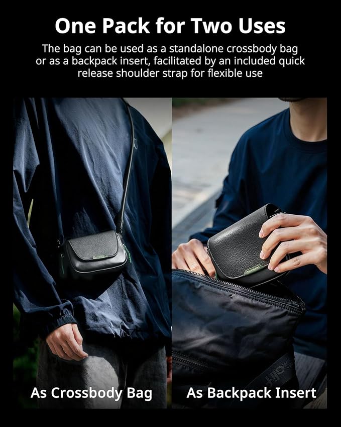 SMALLRIG Digital Camera Case with Shoulder Stap, Crossbody Protective Case | for Ricoh GRIII /GRIIIX /GRIII HDF/GRIIIX HDF/GRIV, for Sony ZV-1F/ ZV-1, for DJI Action 4/5/6, for Insta360 Ace Pro/Ace Pro2 - Image 5