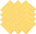 uxcell 12 Pcs Microfiber Cleaning Cloth for Glasses, 11.8 x 11.8 Inch Eyeglass Cleaning Cloth, Glasses Cleaner Wipes for Electronics Lenses Screens Cameras Cell Phones, Yellow by uxcell