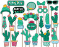 Birthday Galore Cactus Photo Booth Props Kit – 20 Packs- A Fun Decorative Party Accessories with Fully Assembled Cutouts, Ideal for Birthdays, Fiesta Gatherings, Showers, Holiday, and Event Displays. by BirthdayGalore