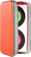 UENTIP 96 Capacity CD Case,Portable DVD Hard Plastic Case Holder CD Organizer Wallet Protective DVD Storage (96, Orange) by UENTIP