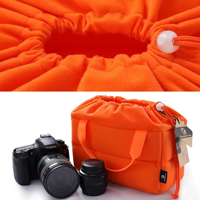 Koolertron Shockproof Camera Photo Bag for SLR TLR Camera Insert Partition Padded Case,Can be Put Directly Into the SLR Camera Bag With Freely Adjustable Compartment - Image 6