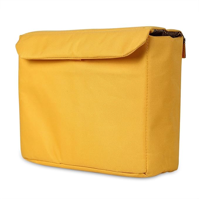 Men's Lightweight Vintage Waterproof Canvas DSLR SLR Shockproof Camera Shoulder Messenger Bag Sling bag (Yellow) by Pleasepurchaseimmediately