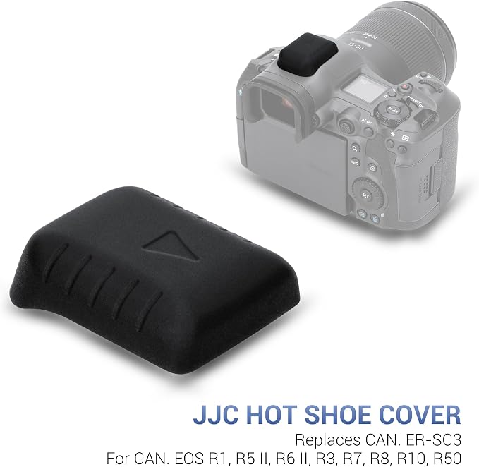 Camera ER-SC3 Hot Shoe Cover Protector Cap for Canon EOS R5 Mark II R6 Mark II R50 V R50V R1 R8 R7 R10 R3 PowerShot V1 Camera with Multi-Function Shoe Replace Canon ER-SC3 Shoe Cover (NOT fits R5/R6) - Image 4