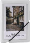 2x3 Instax Mini Photo Album, 28 Pockets. White, 1PK | Portable Wallet Size Album Stores 2x3 inch Instant Photos. Fits Polaroid, Instax Mini, Kodak Mini Prints and Zink. by GoldbarleyDesign