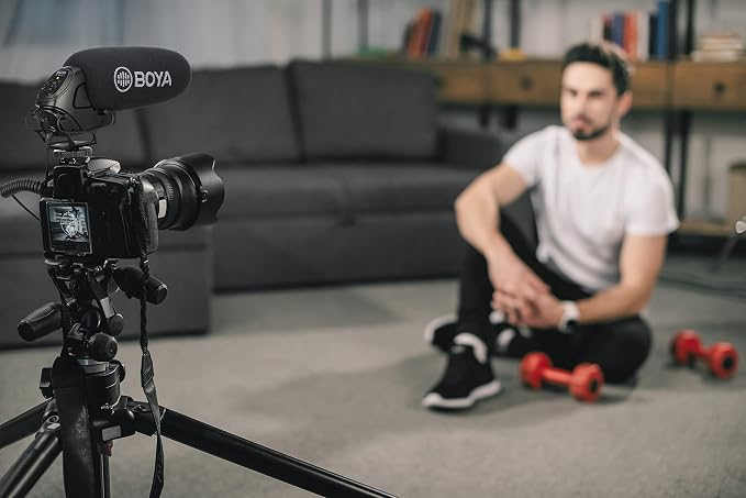 Boya BY-BM3031 – Supercardioid Condenser Microphone That Delivers Sound for DSLRs, camcorders, Audio recorders and More, Black - Image 3