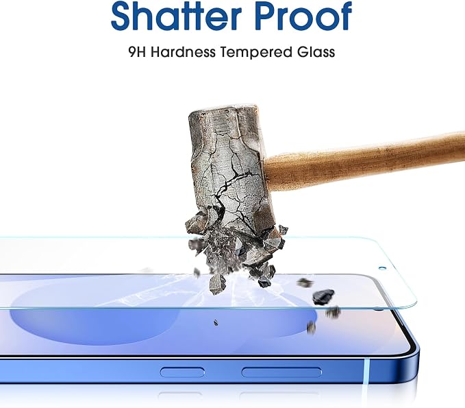 amFilm OneTouch for Samsung Galaxy S25 Screen Protector 6.2" Tempered Glass | Auto-Alignment 30s Install with Camera Lens Protector, Bubble Free, Case Friendly, Anti-Scratch [2+2 Pack] (S25-6.2'') - Image 4