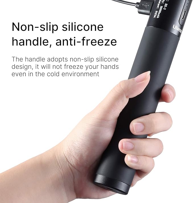 ULANZI BG-3 Battery Handle Grip, 10000mAh Grip Portable Charger Tripod | Monopod for DSLR Action Camera Smartphone Vlogging Time-Lapse Shooting Live Streaming Filmmaking, 12+ Age Recommendation - Image 5