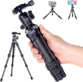 15.75"/0.99 lbs Mini Carbon Fiber Tripod, Compact Pocket Travel Tabletop Tripod for Mobile Phones, Mirrorless Cameras, Digital Cameras, Projectors, Webcams by AOKA