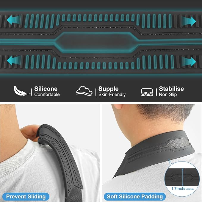 FIEIL Camera Strap with Quick Release Plate, Adjustable Camera Neck Strap, Comfort Camera Sling Strap, Quick Release buckles for/DSLR/SLR/Mirrorless Digital Cameras. - Image 7
