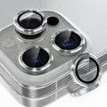 Choiche for iPhone 16 Pro/iPhone 16 Pro Max Camera Lens Protector | Ultra HD, 9H Tempered Glass Camera Cover Screen Protector Metal Ring Decoration Accessories (Silver) by Choiche