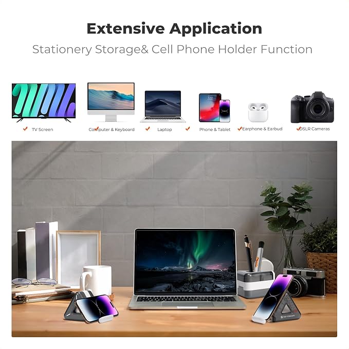 K&F CONCEPT 25-in-1 Electronic Cleaning Kit for Keyboard Laptop Cleaner | Multi-Function Electronic Cleaner,2 Keycap Pullers,Vacuum Sealed Microfiber Cloth,Multi-Device,for Photographers,MM02 - Image 6