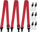 3 Pack Adjustable Shoulder Strap, iPad Strap Nylon Neck Lanyard (Red) by Gowjaw