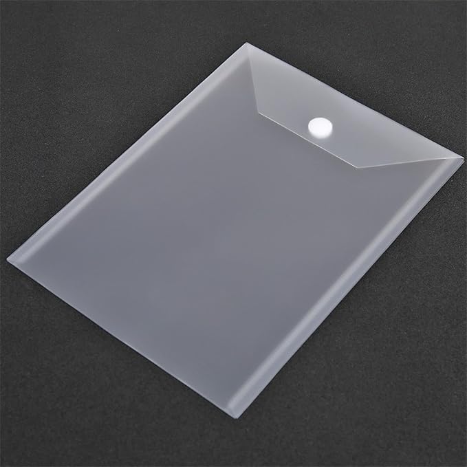 CYFUN DESIGN 20 Pieces Clear Stamp and Die Storage Bag, Resealable Plastic Die Storage Pocket Large Die Cuts Stencil Storage Pockets for Card Making DIY Scrapbooking,9.4x7 Inch - Image 6