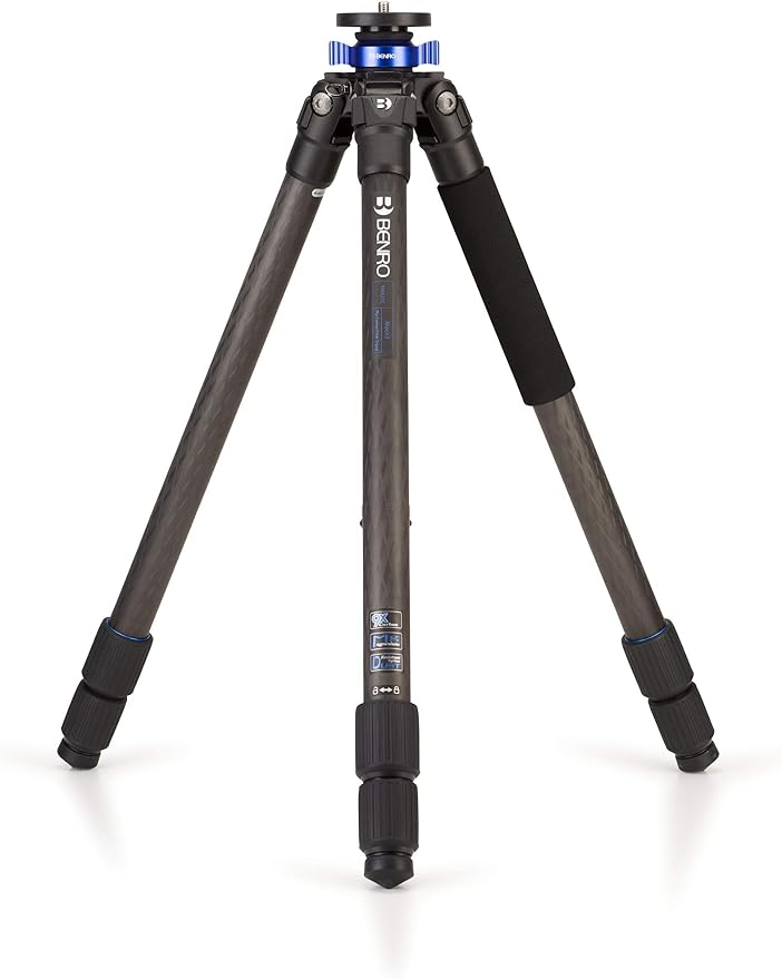 Benro Mach3 9X Carbon Fiber Series 3 Tripod, 3 Section, Twist Lock Legs, 63.6 lb. Maximum Height, 35.3 Load Capacity- Black (TMA37C) | 9X Carbon Fiber legs with 35.1-40 lb capacity and twist locks for photography, videography and outdoor shooting - Image 3